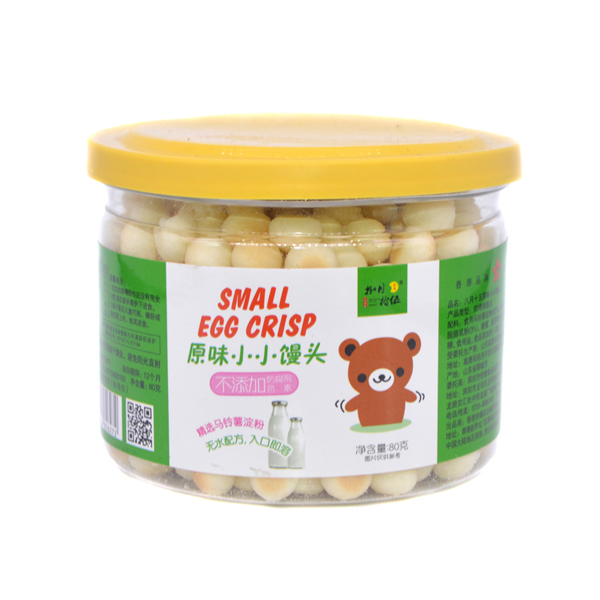   捌月拾伍小小饅頭小熊原味80g