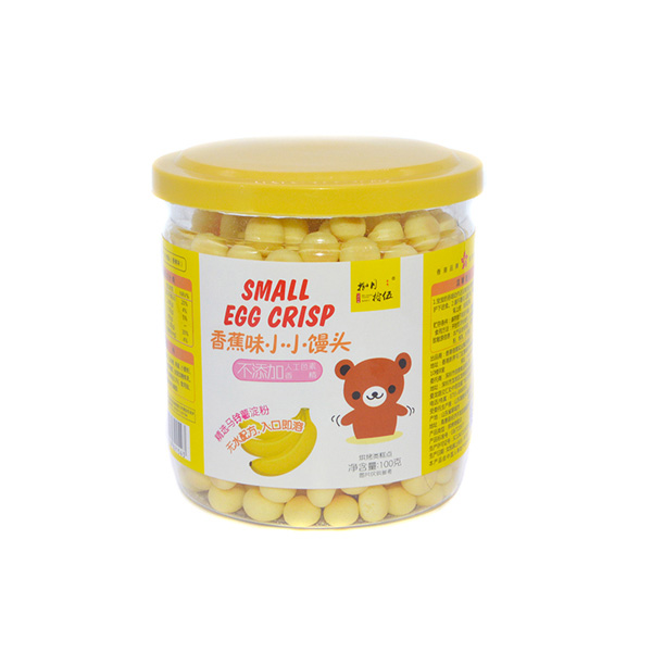   捌月拾伍小小饅頭小熊香蕉味100g