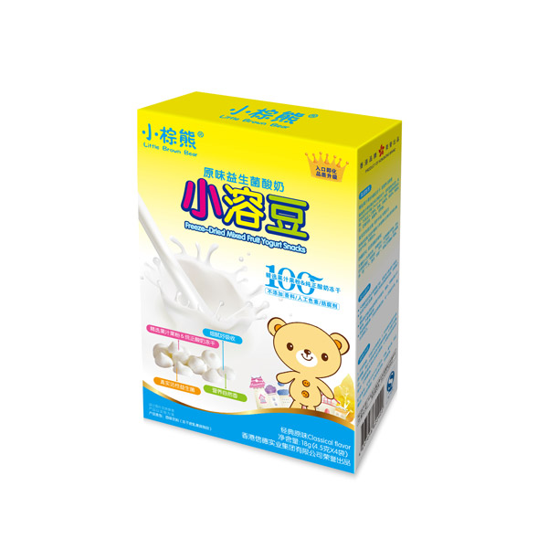  小棕熊原味益生菌酸奶小溶豆