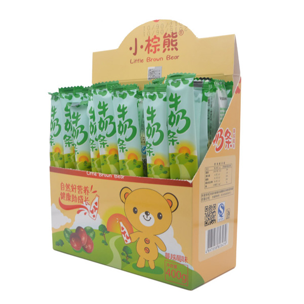  小棕熊蔓越莓牛奶條內(nèi)盒400g