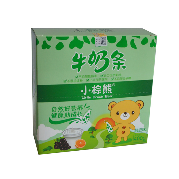  小棕熊酸奶牛奶條400g