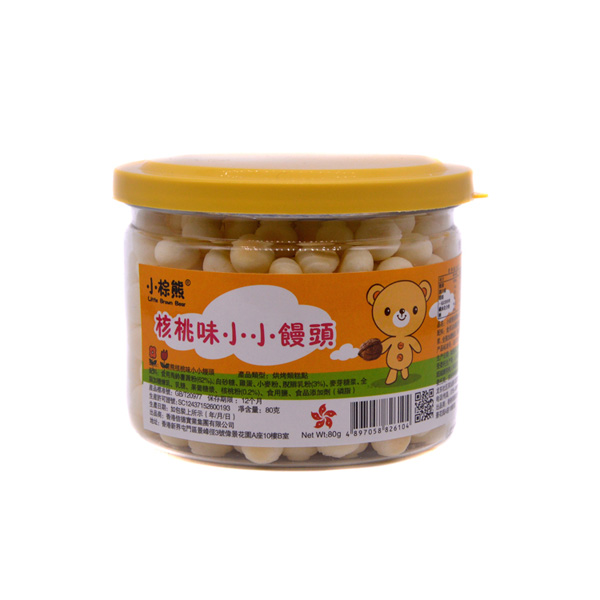  小棕熊小小饅頭核桃味80g