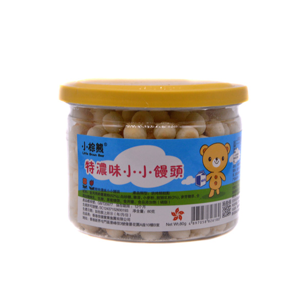  小棕熊小小饅頭特濃味80g