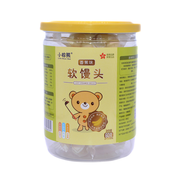  小棕熊軟饅頭香蕉味