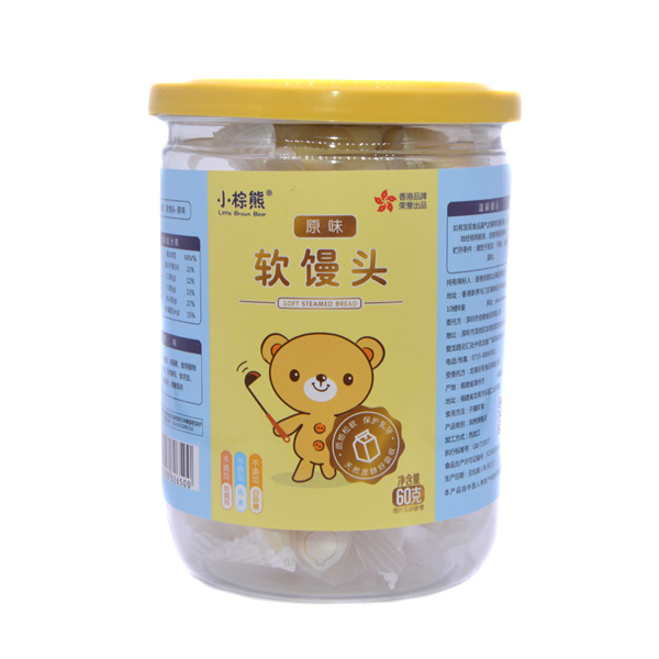  小棕熊軟饅頭原味味