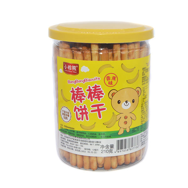  小棕熊棒棒餅干香蕉味210g