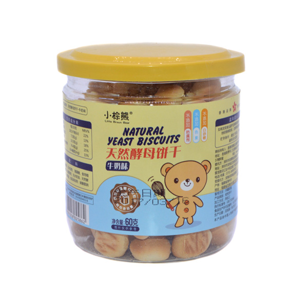  小棕熊酵母餅干牛奶味