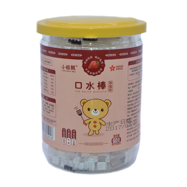  小棕熊口水棒草莓味