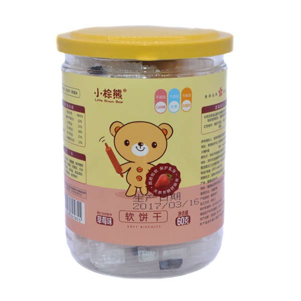  小棕熊軟餅干草莓味