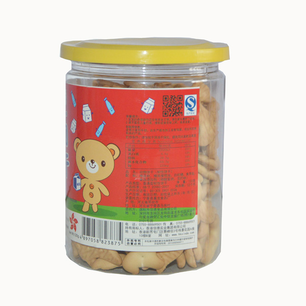 小棕熊動(dòng)物餅干側(cè)面