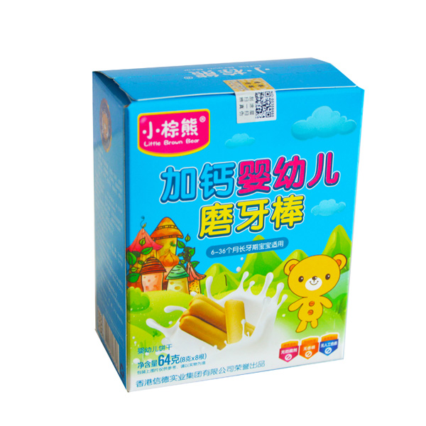  小棕熊加鈣磨牙棒盒裝64g