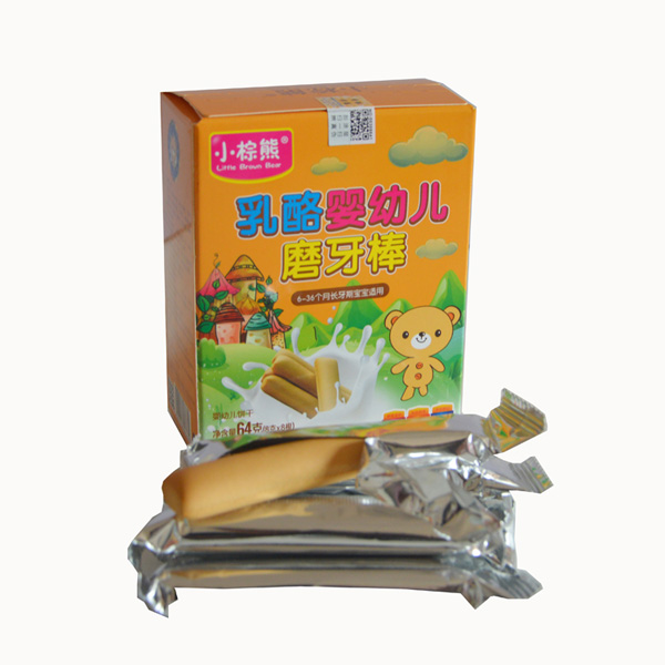  小棕熊乳酪磨牙棒盒裝