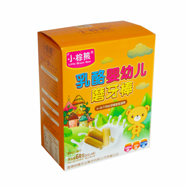  小棕熊乳酪磨牙棒盒裝64g