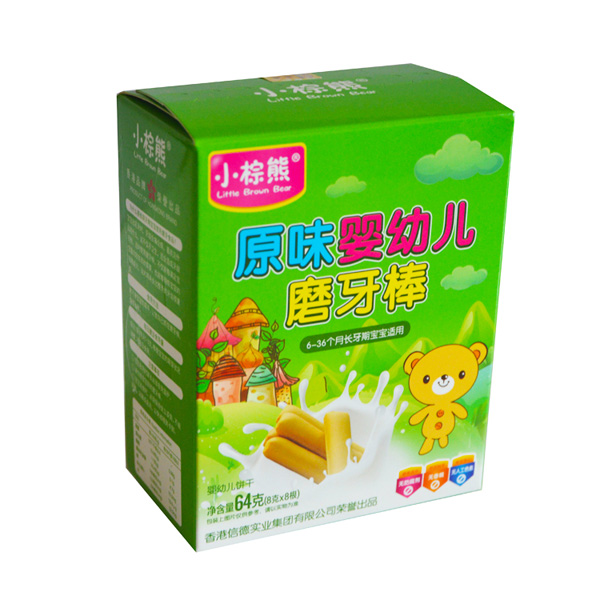  小棕熊原味磨牙棒盒裝64g