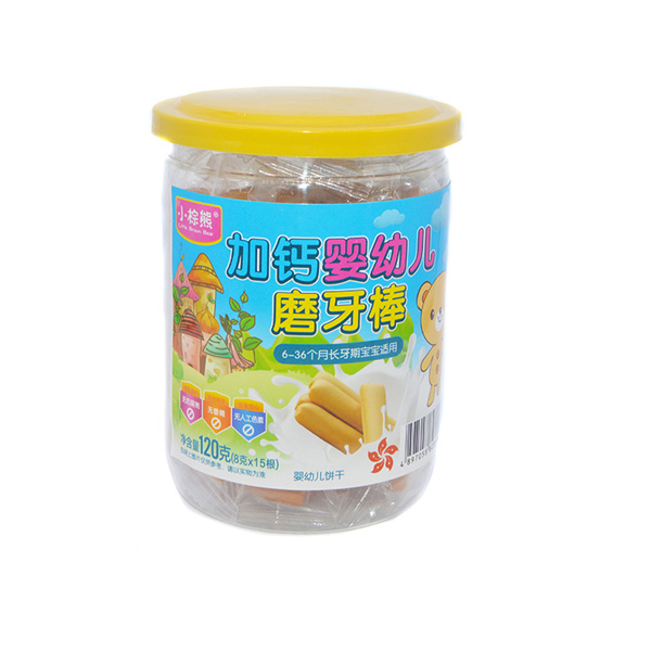  小棕熊加鈣磨牙棒罐裝120g