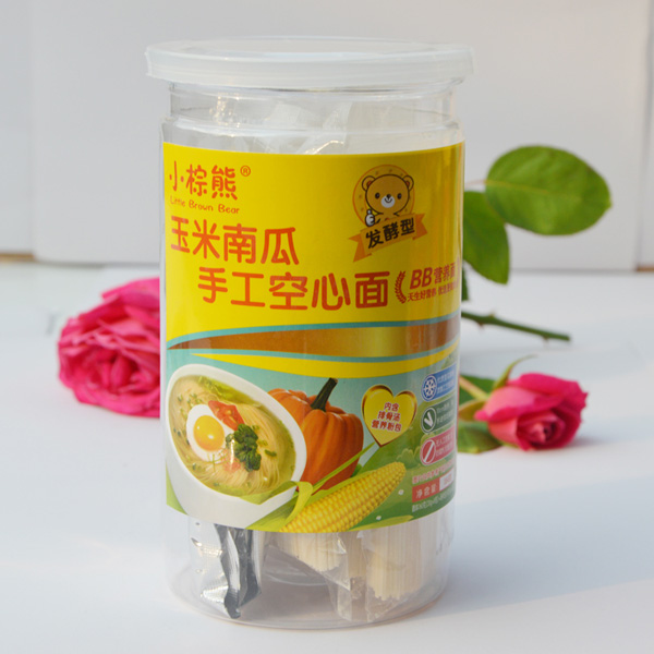  小棕熊玉米南瓜手工面正