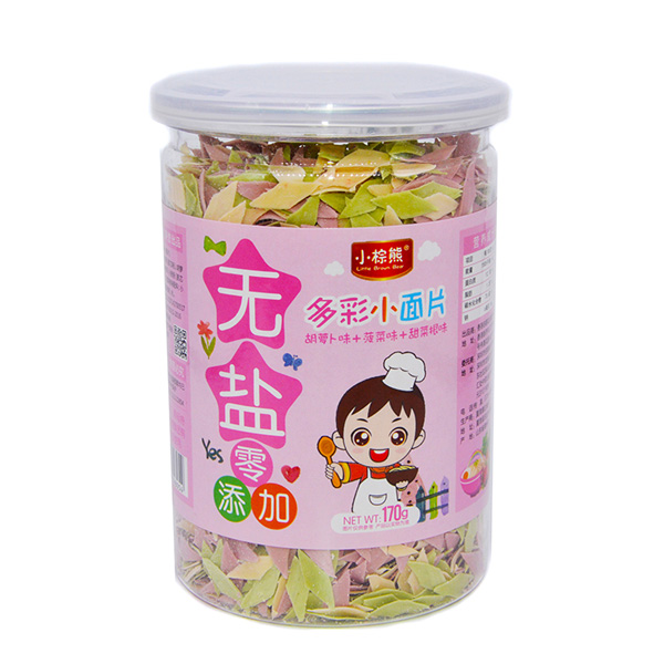   小棕熊無(wú)鹽多彩小面片（胡蘿卜+菠菜+甜菜根）