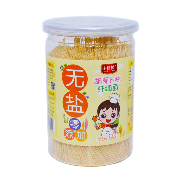   小棕熊無(wú)鹽纖細(xì)面胡蘿卜味
