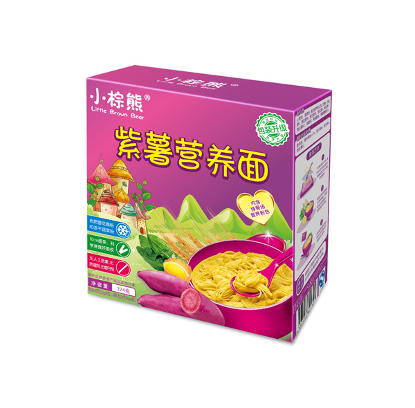  小棕熊紫薯營養(yǎng)面
