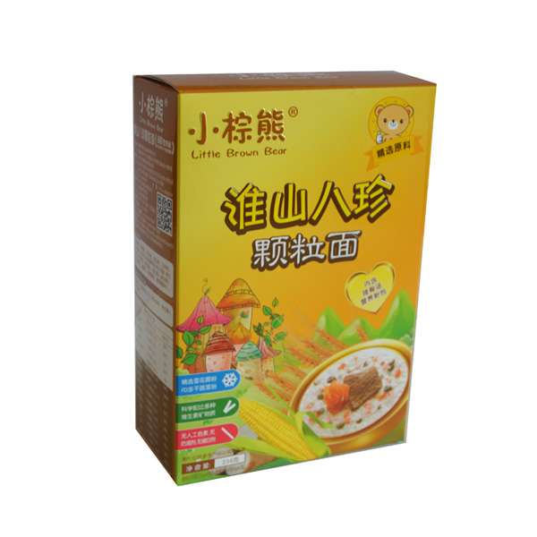  小棕熊淮山八珍顆粒面豎盒