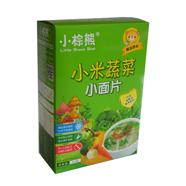  小棕熊小米蔬菜小面片豎盒