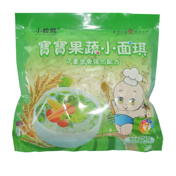  小棕熊寶寶果蔬小面琪袋裝