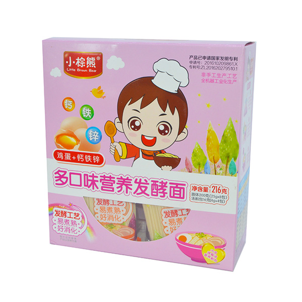  小棕熊多口味營養(yǎng)發(fā)酵面雞蛋+鈣鐵鋅216g