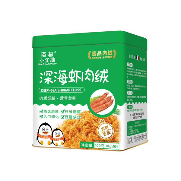    南極小企鵝深海蝦肉絨高檔罐裝