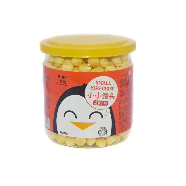    南極小企鵝小小饅頭胡蘿卜味100g