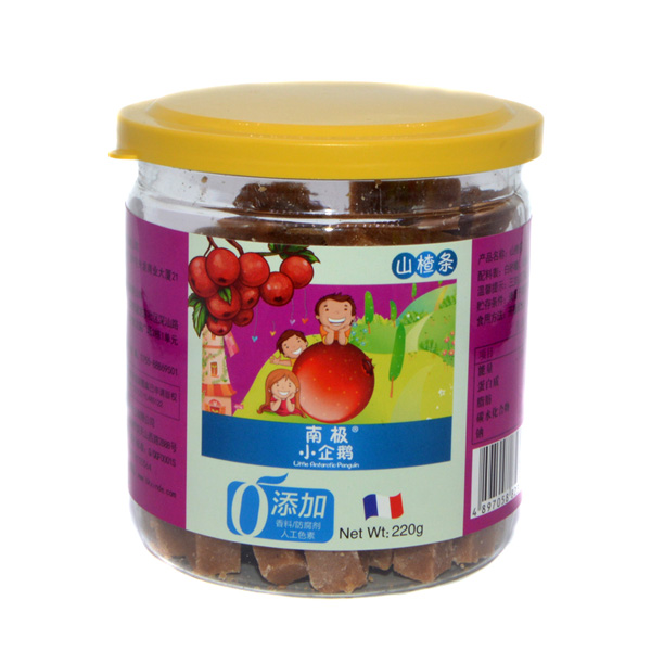   南極小企鵝山楂條罐裝220g