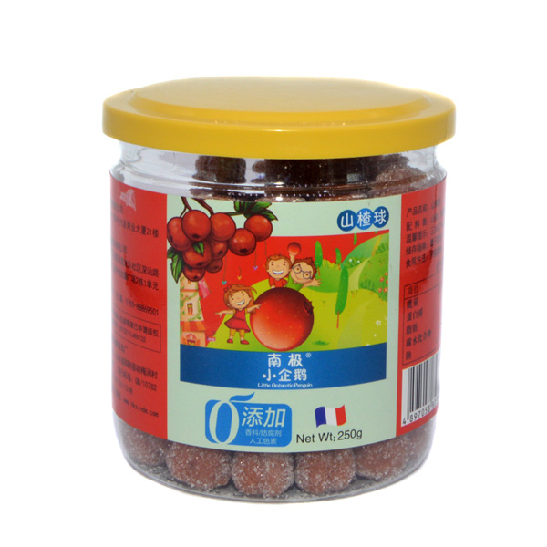   南極小企鵝山楂球罐裝250g