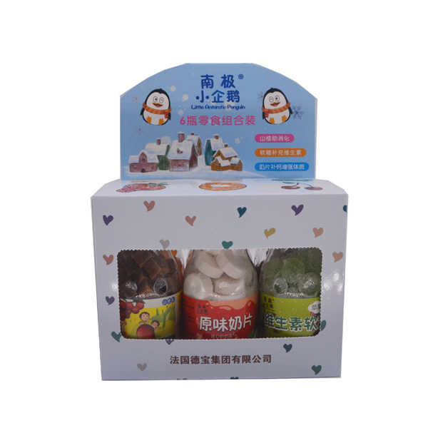   南極小企鵝六瓶零食組合裝