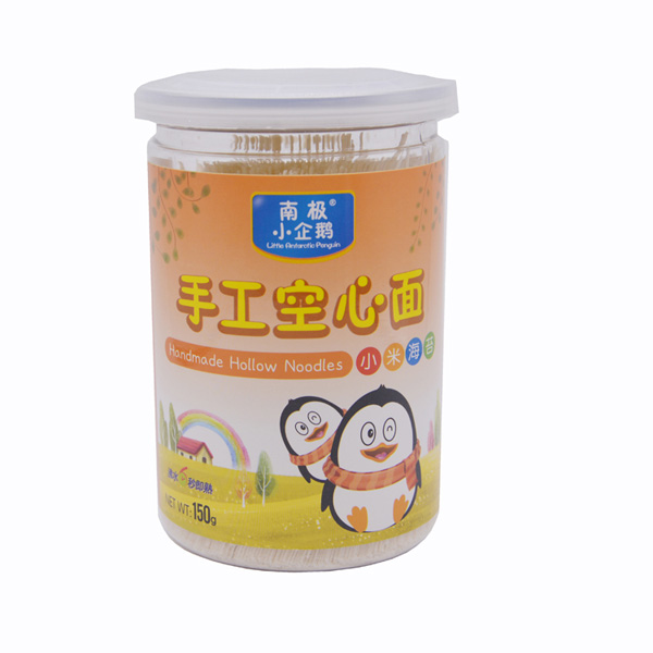  南極小企鵝小米海苔空心面150g