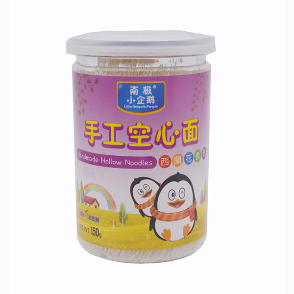  南極小企鵝西蘭花香菇空心面150g