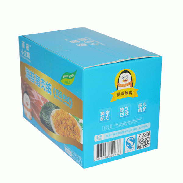   南極小企鵝海苔豬肉絨盒裝側(cè)面