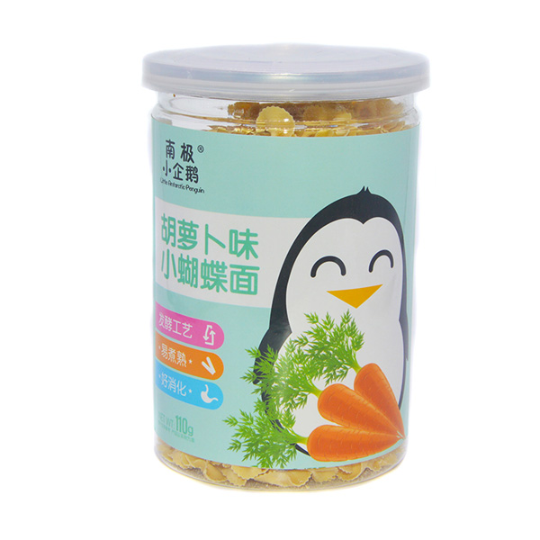  南極小企鵝蝴蝶面胡蘿卜味新品罐裝