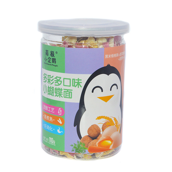  南極小企鵝蝴蝶面多彩多口味新品罐裝