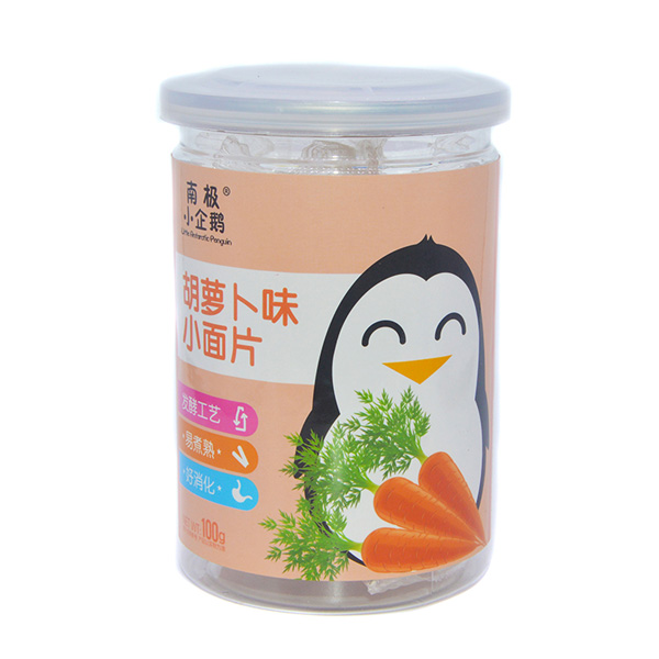  南極小企鵝小面片胡蘿卜味新品罐裝