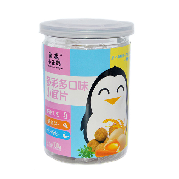  南極小企鵝小面片多彩多口味新品罐裝
