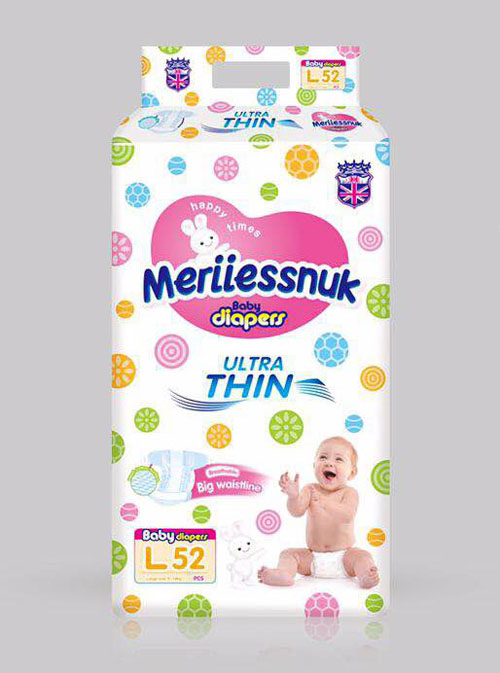  Merriesnuk紙尿褲L碼52片