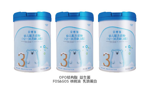 贝特佳幼儿配方奶粉3段