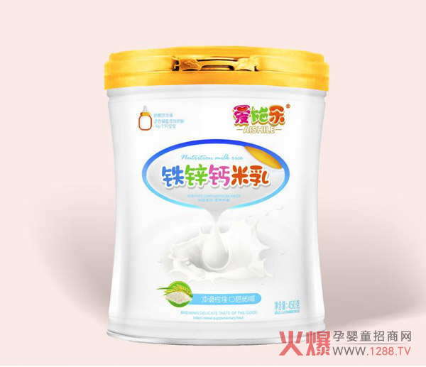 宝宝辅食吃爱施乐婴幼儿米乳 口感细腻不上火