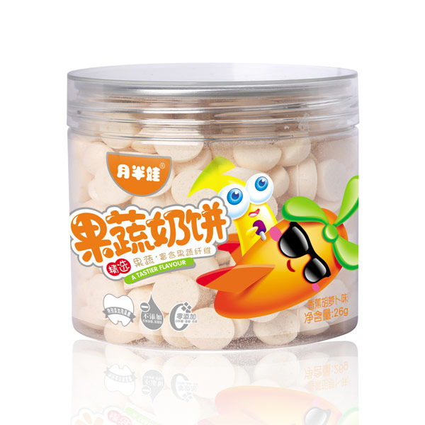   月半娃香蕉胡蘿卜果蔬奶餅