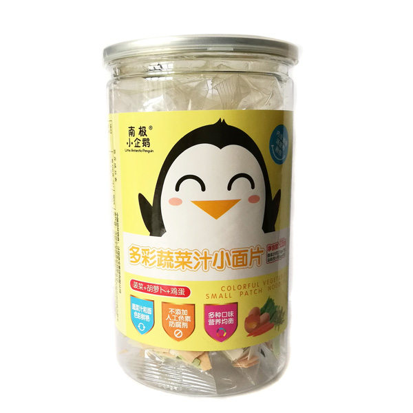 南極小企鵝多彩果蔬汁小面片（甜菜+胡蘿卜+雞蛋）.jpg