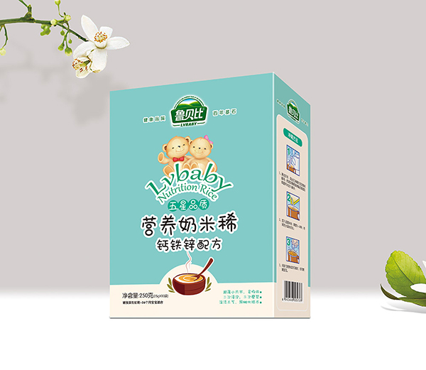   魯貝比營(yíng)養(yǎng)奶米稀鈣鐵鋅配方盒裝