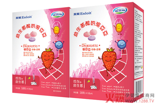 施百利益生菌酸奶溶豆豆 FD冻干技术精制可口