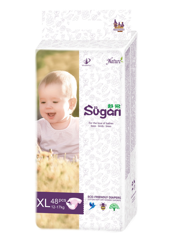  舒冠嬰幼兒本色紙尿褲XL