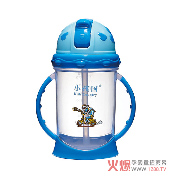 小孩國道達爾雙色花朵滑蓋水杯藍色.jpg 小孩國道達爾雙色花朵滑蓋水杯藍色.jpg