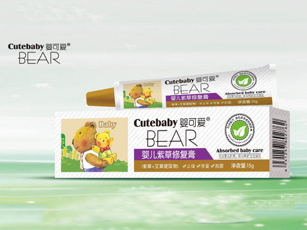   嬰可愛嬰兒紫草修復(fù)膏15g