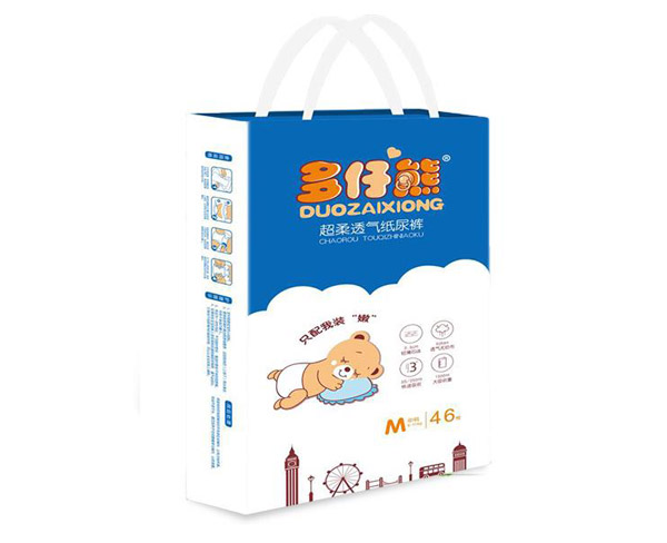 多仔熊超柔透气纸尿裤m46